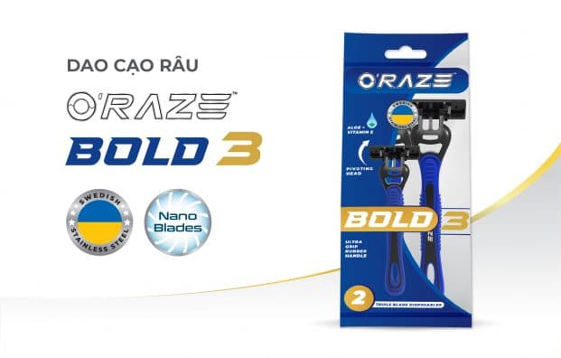 Gói dao cạo Bold3