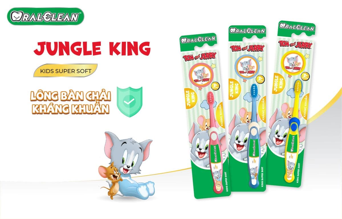 Ba vỉ bàn chải Jungle King